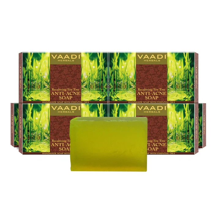 Pack of 6 Becalming Tea Tree Soap Anti-Acne therapy (75 gms x 6)